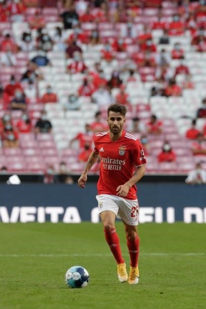 Rafa Silva midfielder of SL Benfica in action during the Liga Portugal Bwin match between SL Benfica and CD Tondela at Estadio da Luz on 29th August,...