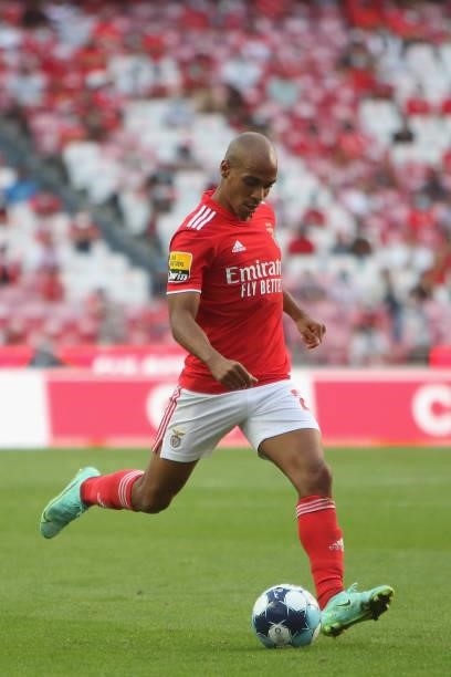 Joao Mario midfielder of SL Benfica during the Liga Portugal Bwin match between SL Benfica and CD Tondela at Estadio da Luz on 29th August, 2021 in...