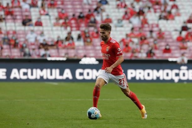 Rafa Silva midfielder of SL Benfica in action during the Liga Portugal Bwin match between SL Benfica and CD Tondela at Estadio da Luz on 29th August,...