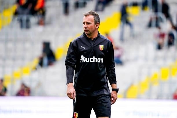 Physical Trainer Vincent LANNOY of RC Lens during the Ligue 1 Uber Eats match between Lens and Lorient at Stade Bollaert-Delelis on August 29, 2021...