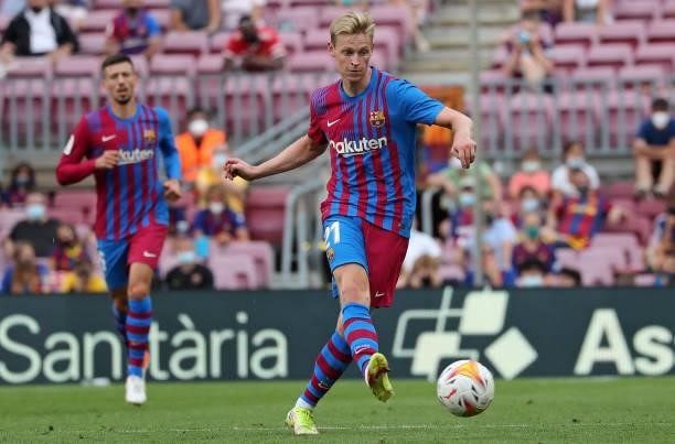 Frenkie de Jong during the match between FC Barcelona and Getafe CF, corresponding to the week 3 of the Liga Santander, played at the Camp Nou...
