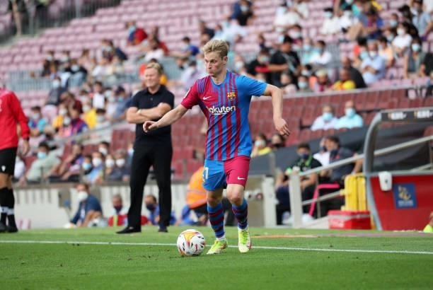 Frenkie de Jong during the match between FC Barcelona and Getafe CF, corresponding to the week 3 of the Liga Santander, played at the Camp Nou...