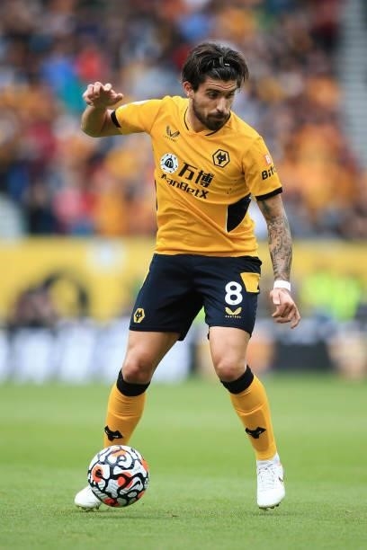 Ruben Neves of Wolverhampton Wanderers in action during the Premier League match between Wolverhampton Wanderers and Manchester United at Molineux on...