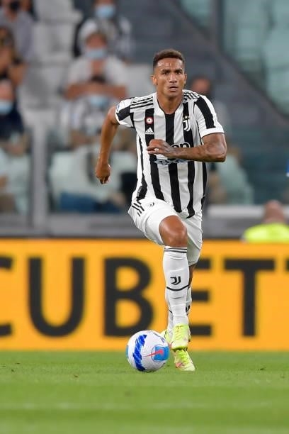 Juventus player Danilo during the Serie A match between Juventus and Empoli FC at Allianz Stadium on August 28, 2021 in Turin, .