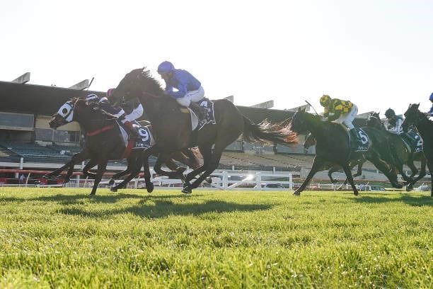 Flexible ridden by Damien Oliver wins the IVE > Print Handicap at Ladbrokes Park Lakeside Racecourse on September 01, 2021 in Springvale, Australia.” class=”wp-image-26″ width=”419″ height=”612″></a><figcaption>Flexible ridden by Damien Oliver wins the IVE > Print Handicap at Ladbrokes Park Lakeside Racecourse on September 01, 2021 in Springvale, Australia.</figcaption></figure>
</div>
<p class=