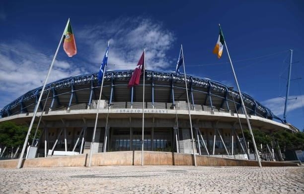 Faro , Portugal - 1 September 2021; A general view of the stadium before the FIFA World Cup 2022 qualifying group A match between Portugal and...