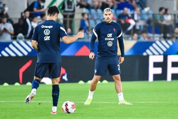 Theo HERNANDEZ of France during the FIFA World Cup 2022 Qatar qualifying match between France and Bosnia Herzegovina on September 1, 2021 in...