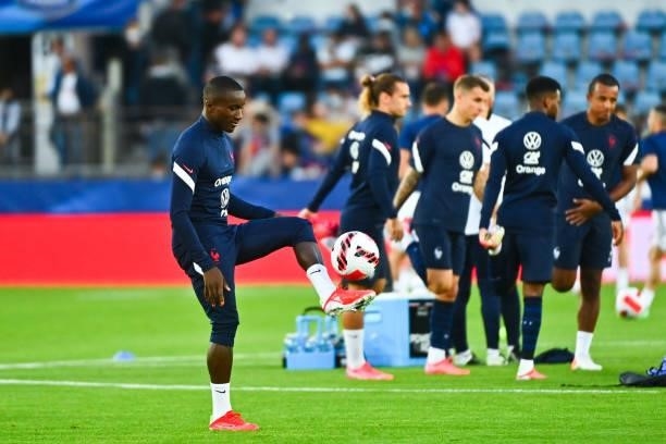 Moussa DIABY of France during the FIFA World Cup 2022 Qatar qualifying match between France and Bosnia Herzegovina on September 1, 2021 in...