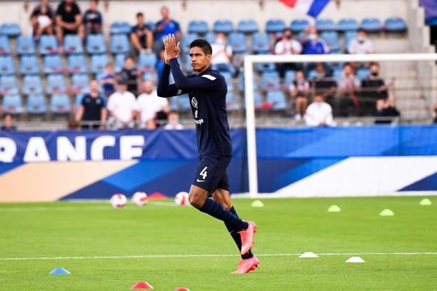 Raphael VARANE of France during the FIFA World Cup 2022 Qatar qualifying match between France and Bosnia Herzegovina on September 1, 2021 in...