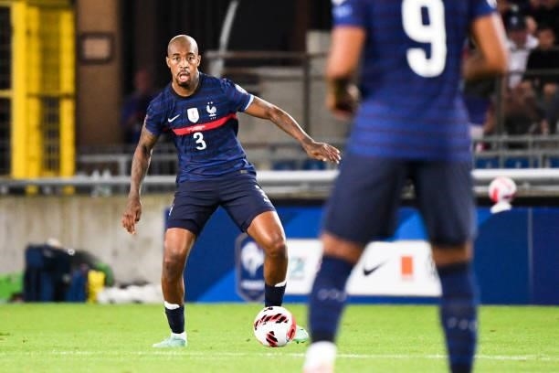 Presnel KIMPEMBE of FRANCE during the FIFA World Cup 2022 Qatar qualifying match between France and Bosnia Herzegovina on September 1, 2021 in...
