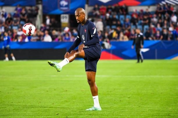 Presnel KIMPEMBE of France during the FIFA World Cup 2022 Qatar qualifying match between France and Bosnia Herzegovina on September 1, 2021 in...