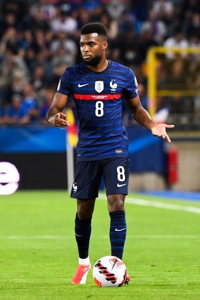 Thomas LEMAR of France during the FIFA World Cup 2022 Qatar qualifying match between France and Bosnia Herzegovina on September 1, 2021 in...
