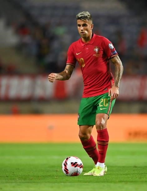 Faro , Portugal - 1 September 2021; João Cancelo of Portugal during the FIFA World Cup 2022 qualifying group A match between Portugal and Republic of...