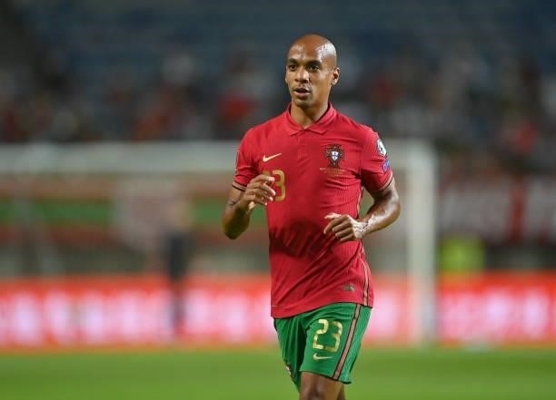 Faro , Portugal - 1 September 2021; João Mário of Portugal during the FIFA World Cup 2022 qualifying group A match between Portugal and Republic of...