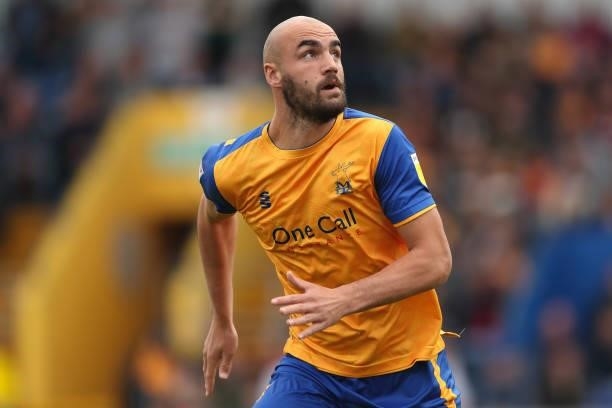 Ferrend Rawson of Mansfield Town during the Sky Bet League Two match between Mansfield Town and Harrogate Town at One Call Stadium on September 4,...