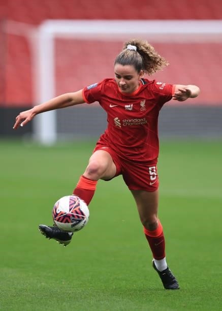 Leanne Kieran of Liverpool during the Barclays FA Women's Championship between Watford Ladies and Liverpool Women at Vicarage Road on September 4,...