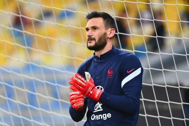 Hugo LLORIS of France during the FIFA World Cup 2022 Qatar qualifying match between Ukraine and France at Olympic Stadium on September 4, 2021 in...