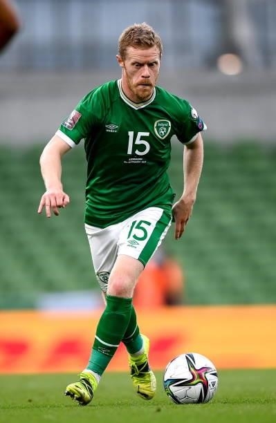 Dublin , Ireland - 4 September 2021; Daryl Horgan of Republic of Ireland during the FIFA World Cup 2022 qualifying group A match between Republic of...