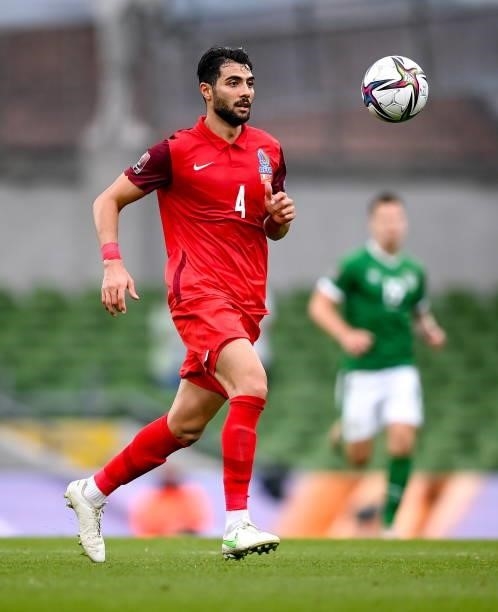 Dublin , Ireland - 4 September 2021; Hojjat Haghverdi of Azerbaijan during the FIFA World Cup 2022 qualifying group A match between Republic of...
