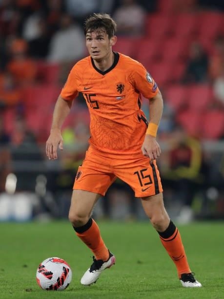 Marten de Roon of Holland during the World Cup Qualifier match between Holland v Montenegro at the Philips Stadium on September 4, 2021 in Eindhoven...