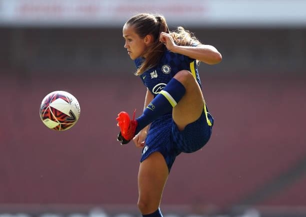 Guro Reiten of Chelsea during the Barclays FA Women's Super League match between Arsenal Women and Chelsea Women at Emirates Stadium on September 5,...