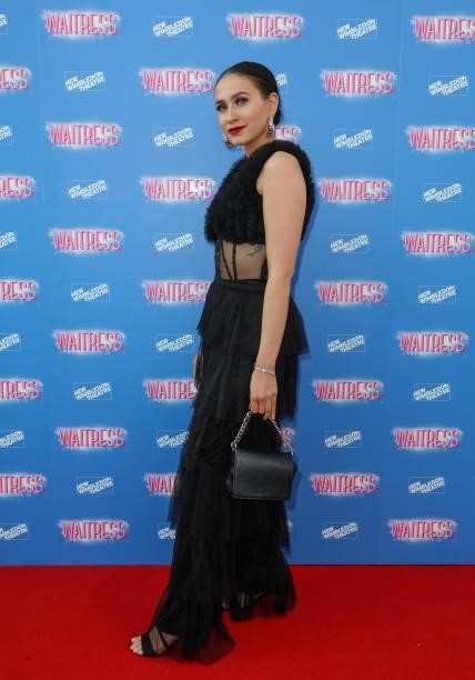 Milly Zero attends a Gala Performance of "Waitress