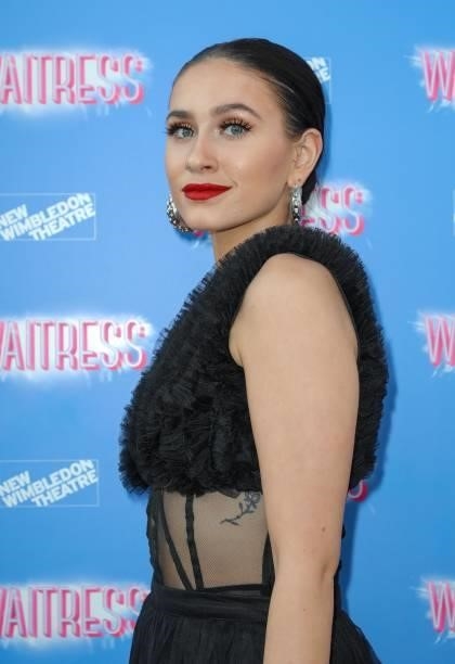 Milly Zero attends a Gala Performance of "Waitress