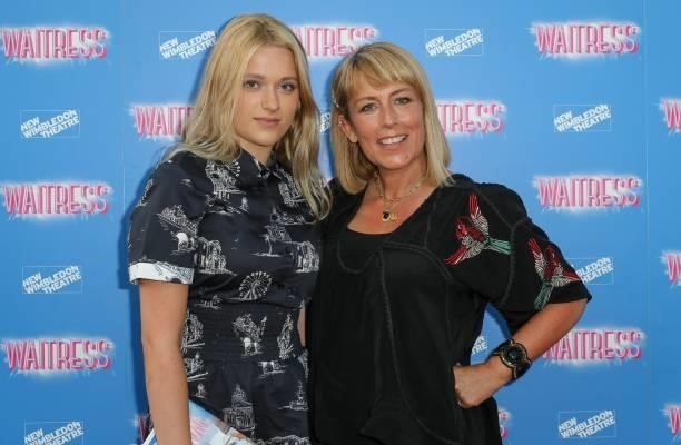 Fay Ripley and Daughter attend a Gala Performance of "Waitress