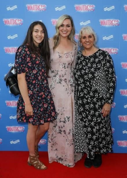 Larissa Eddie and guests attend a Gala Performance of "Waitress