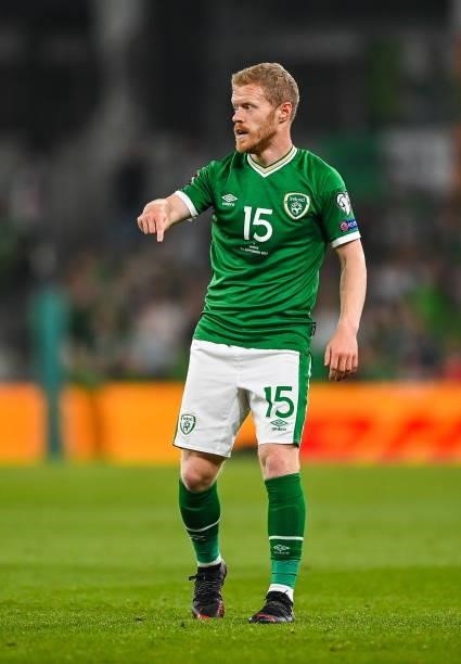 Dublin , Ireland - 7 September 2021; Daryl Horgan of Republic of Ireland during the FIFA World Cup 2022 qualifying group A match between Republic of...