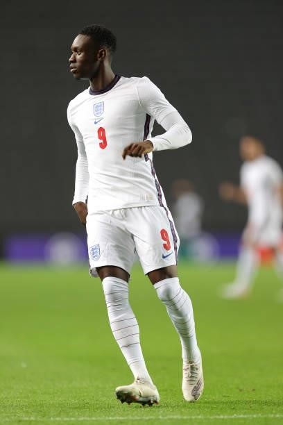 Folarin Balogun of England during the UEFA Under 21 Qualifier match between England and Kosovo U21 at Stadium mk on September 7, 2021 in Milton...