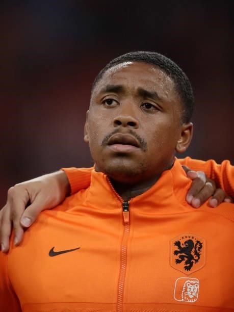 Steven Bergwijn of Holland during the World Cup Qualifier match between Holland v Turkey at the Johan Cruijff Arena on September 7, 2021 in Amsterdam...