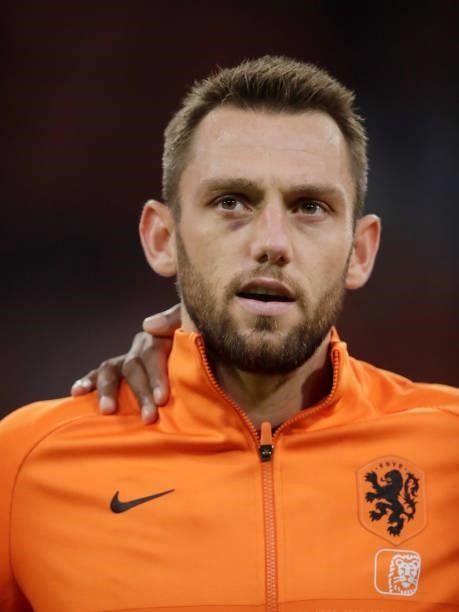 Stefan de Vrij of Holland during the World Cup Qualifier match between Holland v Turkey at the Johan Cruijff Arena on September 7, 2021 in Amsterdam...