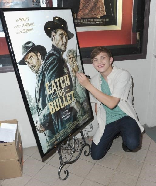 Mason McNulty arrives for the Red Carpet Screening Of "Catch The Bullet
