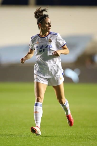 Esther of Real Madrid Femenino during the UEFA Women's Champions League fixture between Manchester City and Real Madrid at The Academy Stadium on...