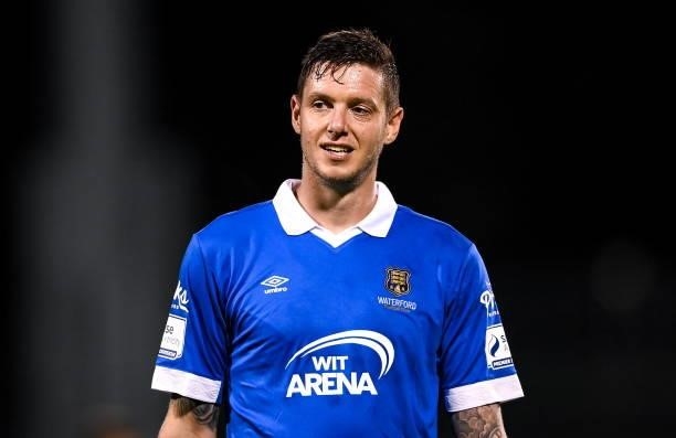 Dublin , Ireland - 10 September 2021; Greg Halford of Waterford during the SSE Airtricity League Premier Division match between Shamrock Rovers and...