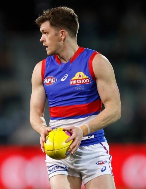 Taylor Duryea of the Bulldogs in action during the 2021 AFL Second Preliminary Final match between the Port Adelaide Power and the Western Bulldogs...