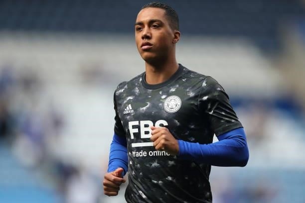 Youri Tielemans of Leicester City during the Premier League match between Leicester City and Manchester City at The King Power Stadium on September...