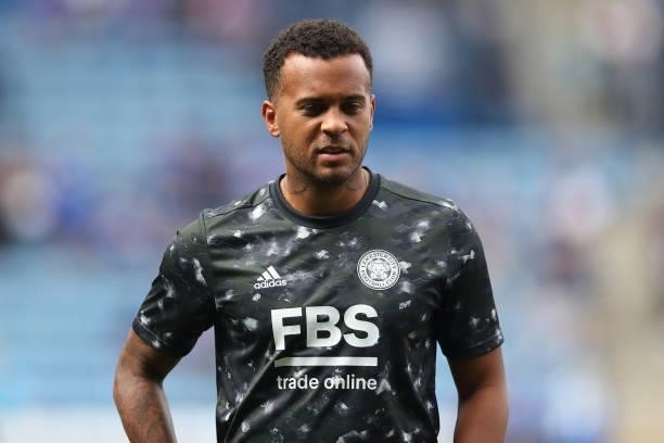 Ryan Bertrand of Leicester City during the Premier League match between Leicester City and Manchester City at The King Power Stadium on September 11,...