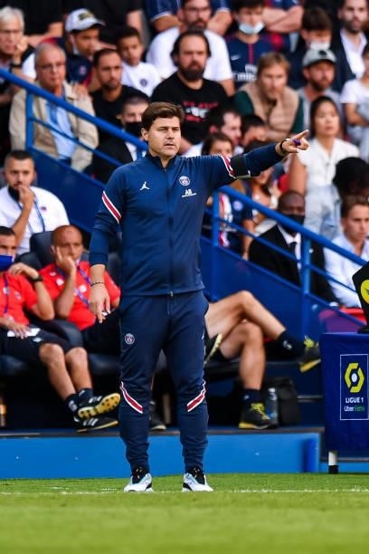 Mauricio POCHETTINO head coach of Paris Saint Germain during the French Ligue 1 Uber Eats soccer match between Paris Saint Germain and Clermont at...