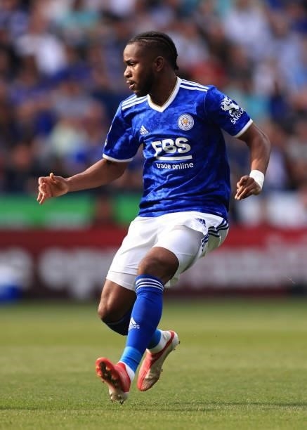 Ademola Lookman of Leicester City during the Premier League match between Leicester City and Manchester City at The King Power Stadium on September...