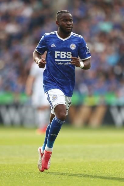 Ademola Lookman of Leicester City during the Premier League match between Leicester City and Manchester City at The King Power Stadium on September...
