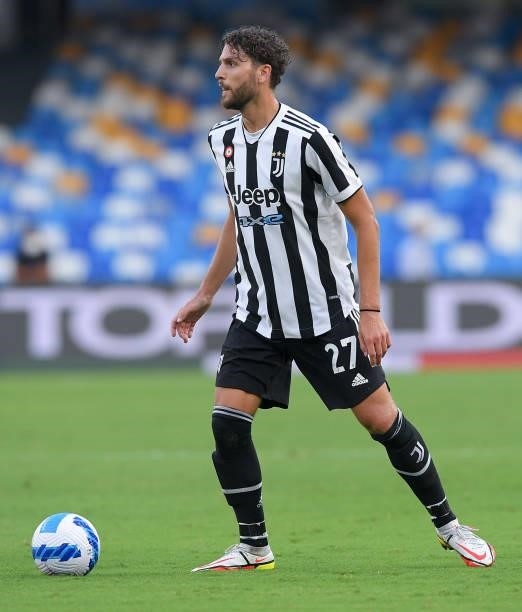 Manuel Locatelli of FC Juventus during the Serie A match between SSC Napoli and FC Juventus at Stadio Diego Armando Maradona, Napoli, Italy on 11...