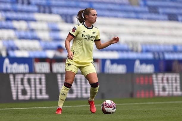 Noelle Maritz of Arsenal during the Barclays FA Women's Super League match between Reading Women and Arsenal Women at Select Car Leasing Stadium on...