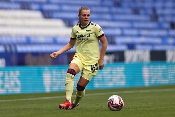 Noelle Maritz of Arsenal during the Barclays FA Women's Super League match between Reading Women and Arsenal Women at Select Car Leasing Stadium on...