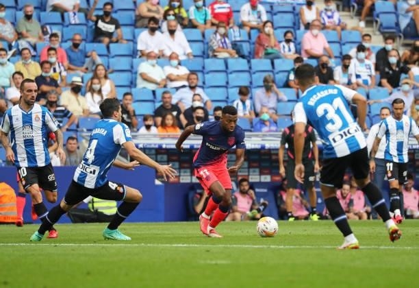 Thomas Lemar during the match between FC RCD Espanyol and Atletico de Madrid, corresponding to the week 4 of the Liga Santander, played at the RCDE...