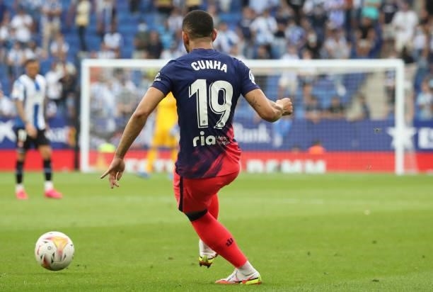Matheus Cunha during the match between FC RCD Espanyol and Atletico de Madrid, corresponding to the week 4 of the Liga Santander, played at the RCDE...