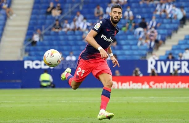 Yannick Carrasco during the match between FC RCD Espanyol and Atletico de Madrid, corresponding to the week 4 of the Liga Santander, played at the...