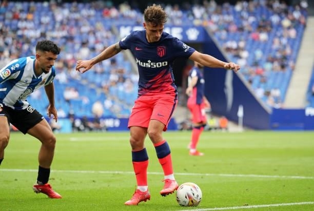 Antoine Griezmann during the match between FC RCD Espanyol and Atletico de Madrid, corresponding to the week 4 of the Liga Santander, played at the...