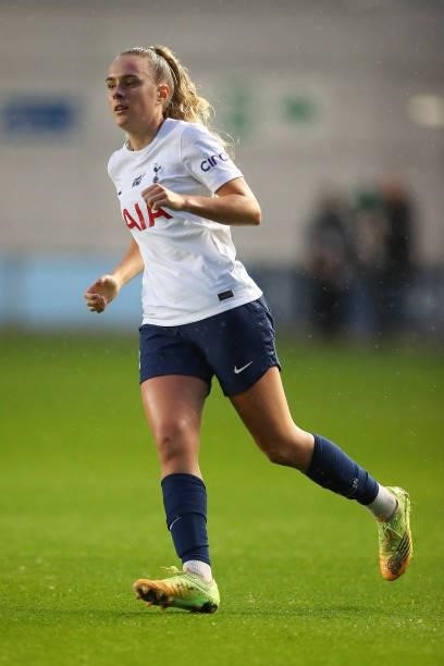 Josie Green of Tottenham Hotspur Women during the Barclays FA Women's Super League match between Manchester City Women and Tottenham Hotspur Women at...